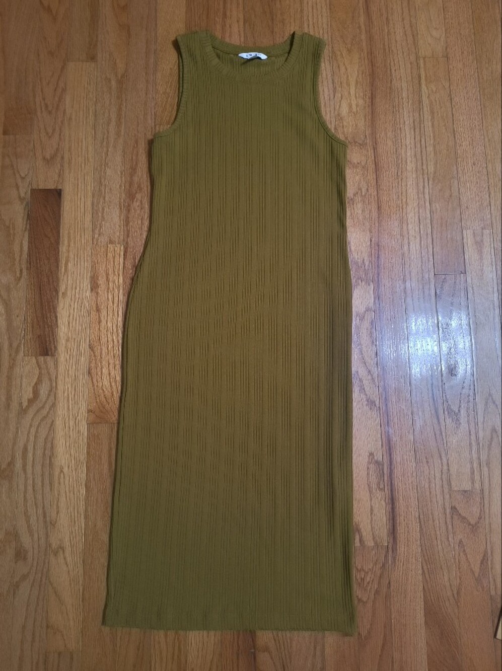 🔥 Bundle 2 For $7🔥Nine West fitted sleeveless dress, green/brown, women's M